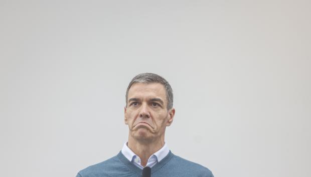 Imagen de Pedro Sánchez tomada el pasado martes en la localidad valenciana de Oliva
