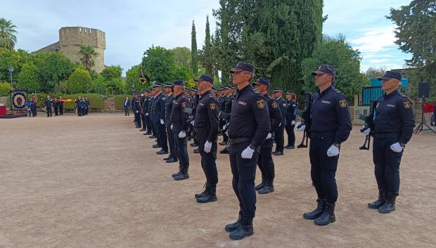 La Policía Nacional también ha participado en el acto