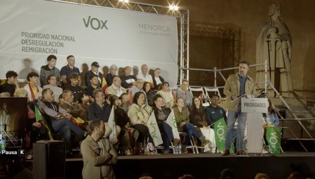 El líder de Vox, en su primera parada en las islas este fin de semana