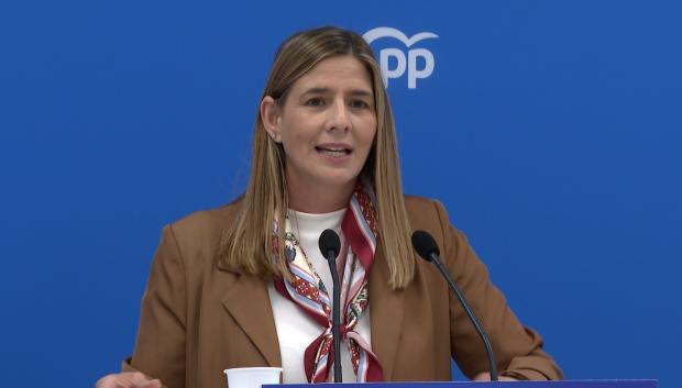 La secretaria general del PP, Carolina Agudo
