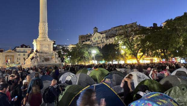 Acampadas por la vivienda en Lisboa