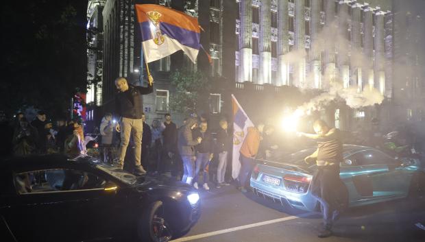 Incidentes en Belgrado tras elecciones