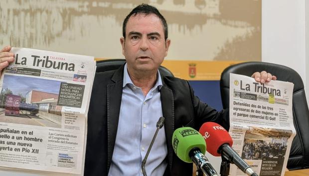El portavoz del PSOE en el Ayuntamiento de Talavera de la Reina, José Gutiérrez