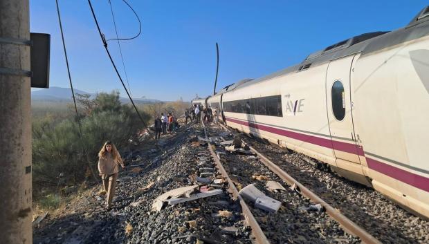 Accidente de tren en Los Yébenes (Toledo)