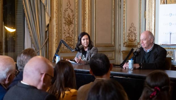 Beatriz Paredes y Enrique Krauze