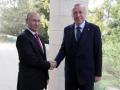 Vladimir Putin y Recep Tayyep Erdogan en Sochi