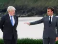 Johnson y Macron en Cornualles este verano