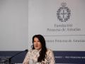 La artista serbia Marina Abramovic en la rueda de prensa previa a los Premios Princesa de Asturias.