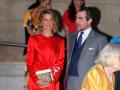 Tatiana Blatnik y Nicolás de Grecia en la boda de los Príncipes de Grecia 2021
