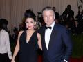 Actor Alec Baldwin and Hilaria Thomas attending The Metropolitan Museum of Art's Costume Institute celebrating "PUNK: Chaos to Couture" on Monday May 6, 2013 in New York.