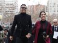 Cristiano Ronaldo y Georgina Rodríguez entrando a los juzgados de Madrid