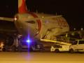 Avión de Air Arabia (Maroc) aterrizado este viernes en el aeropuerto de Palma (Mallorca)