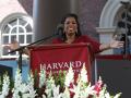 Oprah Winfrey durante su graduación honorífica en Harvard