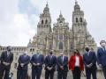 Los ocho presidentes autonómicos en Santiago de Compostela este 23-N.