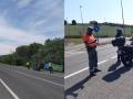 Controles de motos por patrullas de tráfico de la Policía Foral y la Guardia Civil

POLICÍA FORAL