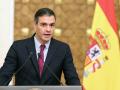 Pedro Sánchez en una comparecencia