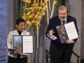 María Rezza y Dmitri Muratov recogen el Premio Nobel de la Paz