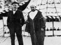 El empresario Horacio Echevarrieta y el líder rifeño Abd el-Krim, durante la reunión que mantuvieron ambos en 1923