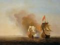 El HMS Centurion de George Anson capturando el galeón de Manila Nuestra Señora de Covadonga en 1743