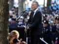 Bruce Springsteen el pasado 11 de septiembre durante la ceremonia por el 20 aniversario de los ataques terroristas de Nueva York