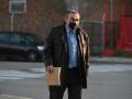 El comisario Enrique García Castaño, a su llegada este jueves a la Audiencia Nacional de San Fernando de Henares
