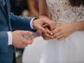 Una pareja de recién casados