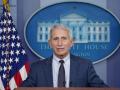 Anthony Fauci, principal epidemiólogo del Gobierno de EE.UU., durante una rueda de prensa en la Casa Blanca