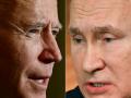 El presidente de EE.UU., Joe Biden, y de Rusia, Vladimir Putin