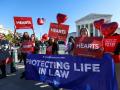 Manifestación pro vida frente al Tribunal Supremo de Estados Unidos