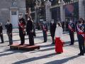 La Pascua Militar se celebró el año pasado en el patio del Palacio Real debido a la situación de pandemia