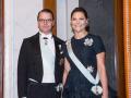 Crown Princess Victoria of Sweden and Prince Daniel of Sweden attend the Royal Swedish Academy of Musics annual gathering and 250th anniversary at the Royal Swedish Academy of Music on November 29, 2021 in Stockholm, Sweden.