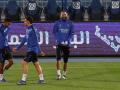 Rodrygo, Ceballos y Benzema durante su entrenamiento en Riad
