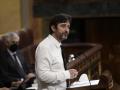 Rafa Mayoral, miembro de Podemos, en el Congreso de los Diputados