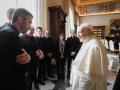 El Papa Francisco con los obispos españoles en su audiencia privada