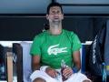 Novak Djokovic durante uno de sus entrenamientos en Australia