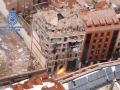 Imagen aérea de la explosión en la calle Toledo de Madrid de 2021.