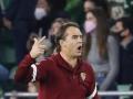 El entrenador del Sevilla se queja de una acción del encuentro