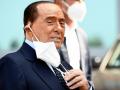 Silvio Berlusconi, en 2020, tras salir del hospital después de dar positivo por covid