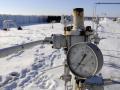 Un manómetro de gas de un gasoducto principal de Rusia en el pueblo de Boyarka cerca de la capital Kiev, Ucrania