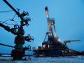 Una plataforma de perforación en el campo petrolero Yarakta, e la región de Irkutsk (Rusia)