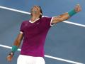 Rafael Nadal celebra su triunfo ante Berrettini en semifinales del Open de Australia