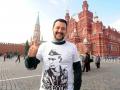 Matteo Salvini con una camiseta de Putin y otros políticos que le apoyan