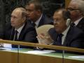 Putin y Lavrov, en una reunión asamblearia en la ONU en 2015
