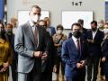 El Rey, Felipe VI, junto al presidente de la Generalitat, Pere Aragonés en 2021
