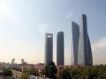 vista panorámica de las Cuatro Torres de Madrid