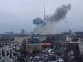 Bombardeo a la torre de señal de televisión Kiev