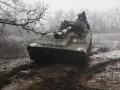 Un tanque en la región prorrusa de Lugansk, este miércoles