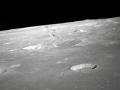 Imágenes de cráteres en la superficie de la luna