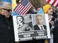 Manifestación de protesta contra la invasión de Ucrania en Washington, el pasado mes de febrero