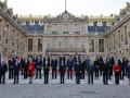 Foto de familia de los líderes europeos en la cumbre de Versalles